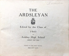 Load image into Gallery viewer, 1942 The Ardsleyan High School Yearbook, Ardsley NY
