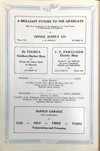 Load image into Gallery viewer, Vintage advertising in the 1929 Central Union High School Yearbook in Imperial County, California
